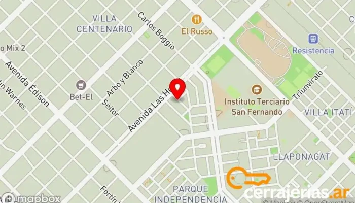 mapa de 24 hs  en Resistencia