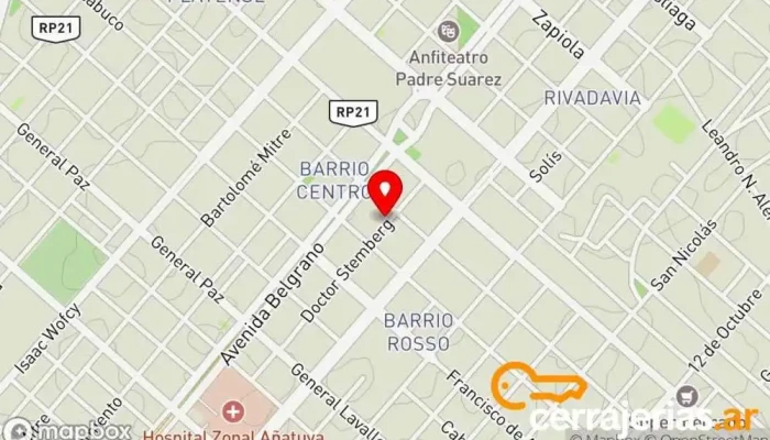 mapa de ABC AMOBLAMIENTOS Tienda de artículos para el hogar en Añatuya