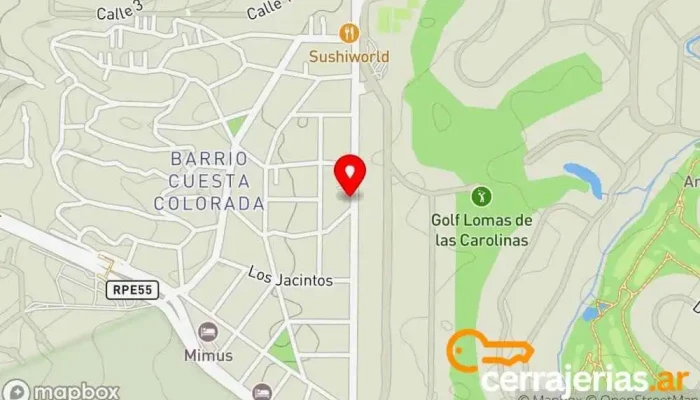 mapa de Aberturas Almondo Ventana de aluminio en La Calera