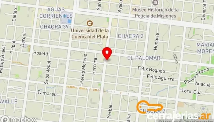 mapa de ABERTURAS DEL SOL Carpintero en Posadas