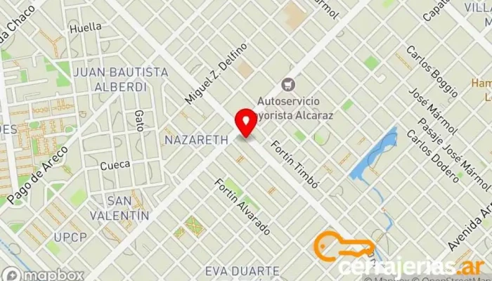 mapa de Aberturas prosperidad Proveedor de puertas en Resistencia