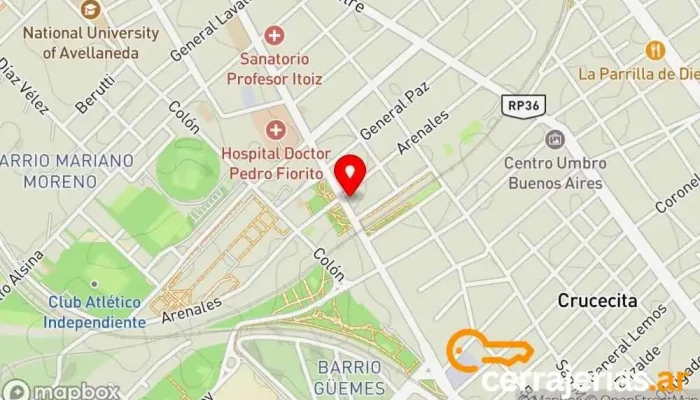 mapa de Aberturas Reconquista Proveedor de ventanas en Avellaneda
