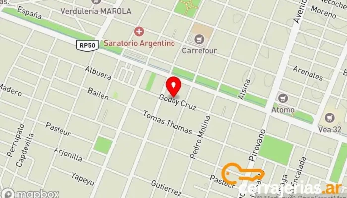 mapa de Aberturas San Marino Fábrica de puertas en San Martín