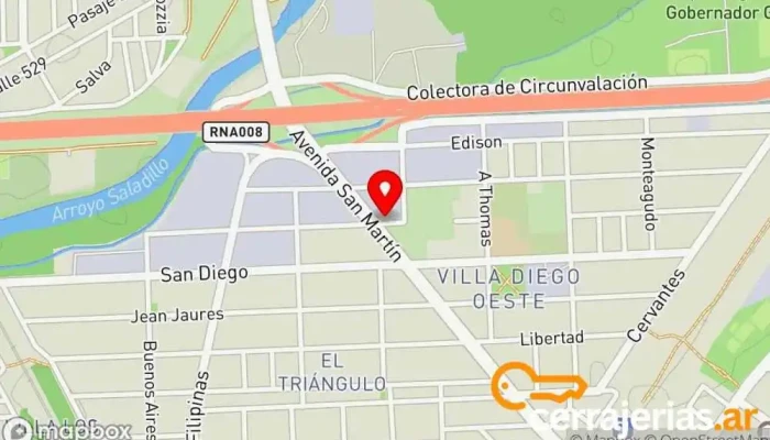 mapa de Aberturas VGG Ventana de aluminio, Proveedor de puertas en Villa Gdor. Galvez