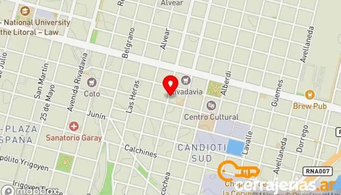 mapa de ACCESO AUTOMATICO Proveedor de puertas para garaje en GFP