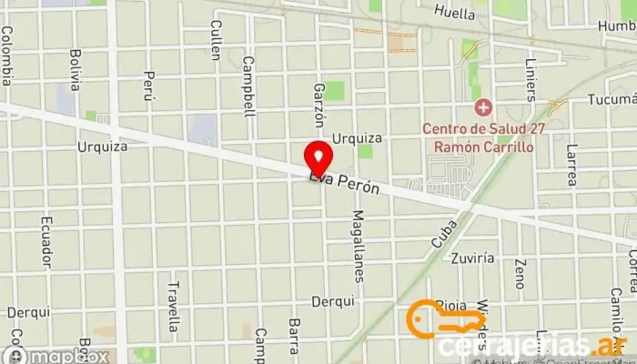 mapa de ALCAR Fábrica en Rosario