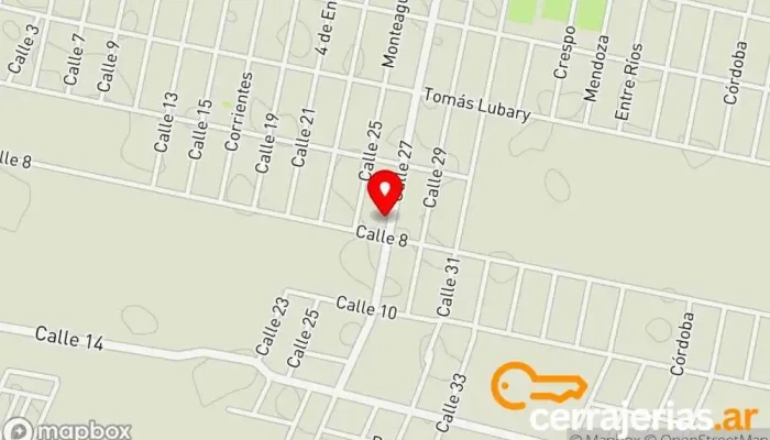 mapa de Alejandro aberturas de aluminio Tienda de artículos para el hogar en Santo Tomé