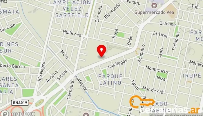 mapa de Almería Carpinteria Fábrica de puertas, Fábrica de muebles en DFV