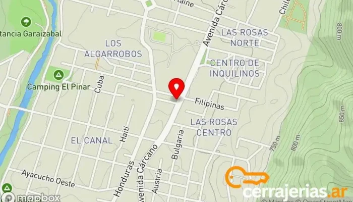 mapa de Alum-Paz Fabrica Aberturas Aluminio  en Villa Carlos Paz