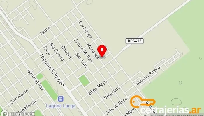 mapa de Alumed Carpintería metálica y de aluminio en Laguna Larga