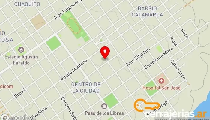 mapa de Alumi Ne Tienda de artículos para el hogar en Paso de los Libres
