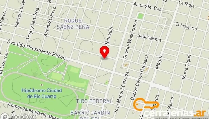 mapa de ALUMINAR Aberturas de Aluminio Tienda de artículos para el hogar en Río Cuarto