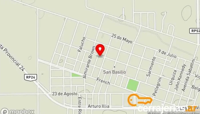 mapa de Aluminios San Basilio Proveedor de marcos de aluminio en San Basilio