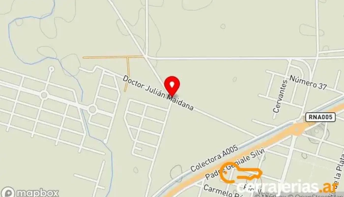 mapa de Ar & Asociados SRL  en Río Cuarto