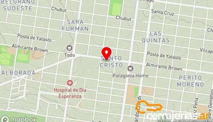 mapa de ARZAIS Empresa de construcción, Fábrica de puertas en San Carlos de Bariloche
