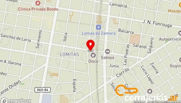 mapa de Ayram cerrajeria Cerrajero en Gran Buenos Aires