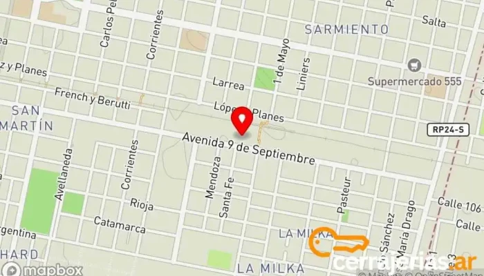 mapa de BA-CO PORTONES Oficinas de empresa en San Francisco