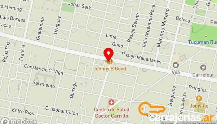 mapa de Bercovich Tienda de materiales para la construcción en Yerba Buena
