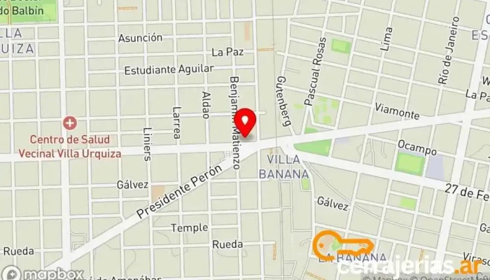mapa de Bilfer - Fabrica de Puertas Plegadizas Fábrica de puertas, Proveedor de puertas, Tienda de muebles de cocina en Rosario