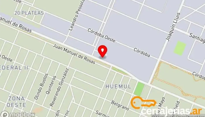 mapa de BSI Servicios Integrales S.A. Pintura en Ruta 43 N° 80