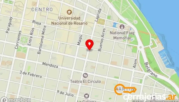 mapa de Bunker Proveedor de puertas, Proveedor de sistemas de seguridad en CFK
