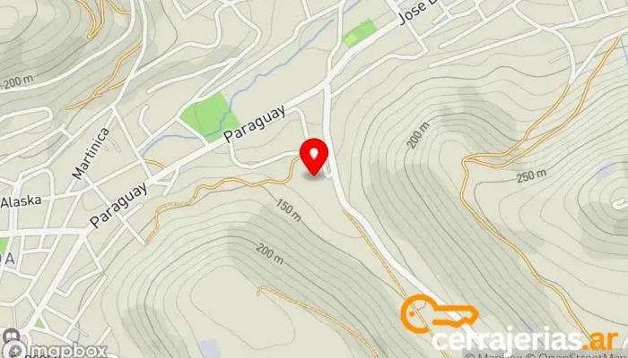 mapa de Burletes para la puerta Tienda de artículos para el hogar en Chubut