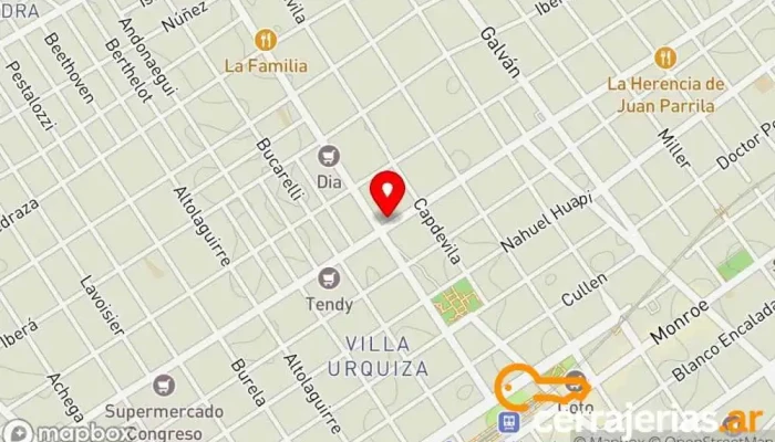 mapa de CAJASRUFY - CERRAJERIA Tienda de cajas fuertes, Cerrajero en AAG