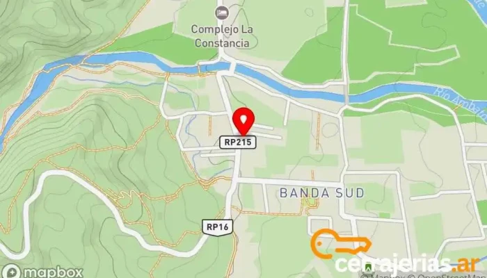 mapa de Capilla La Banda Sud Iglesia en La Puerta