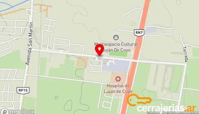 mapa de Carpintería 2M&A (madera) Carpintero en Luján de Cuyo