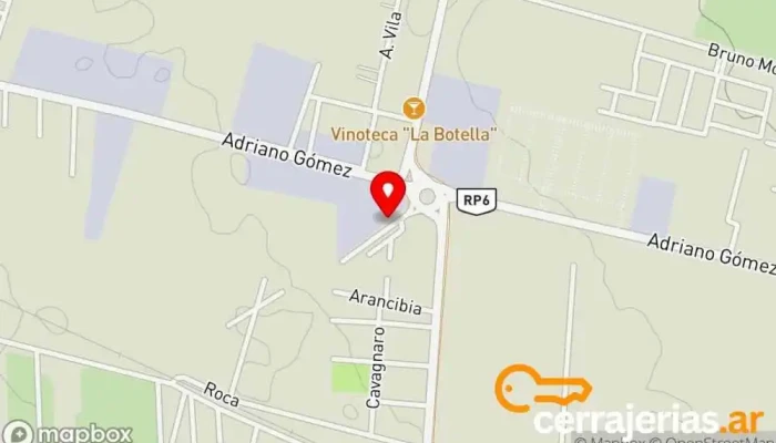 mapa de Carpinteria Castro Carpintero en Maipú