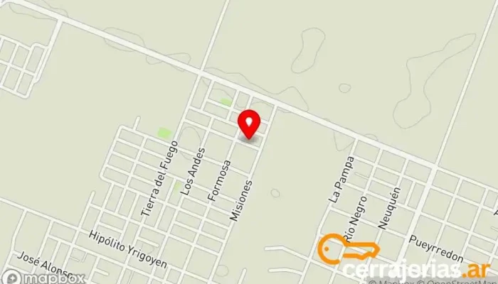 mapa de CARPINTERIA GUSTAVO JAVIER BALLATORE Carpintero en Quitilipi