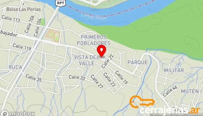 mapa de Carpintería Trecco Carpintero en Las Perlas