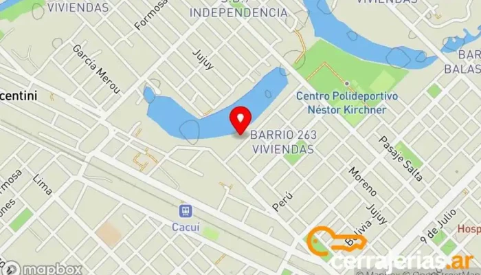 mapa de Casa de Dios y Puerta del Cielo Escuela en Fontana