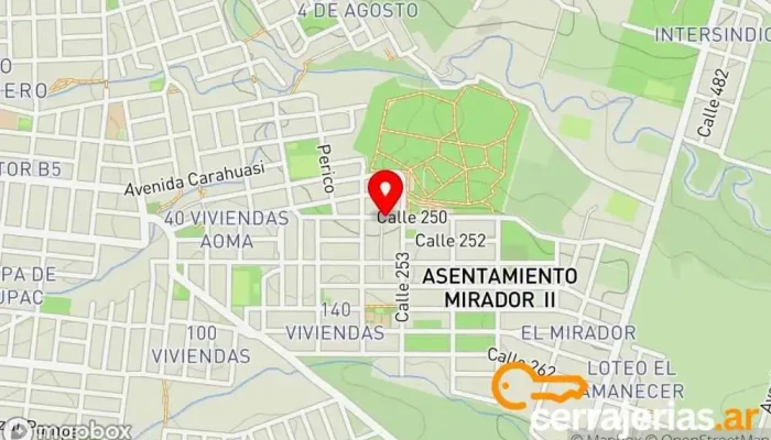mapa de CASDA DE DIOS PUERTA DEL CIELO 