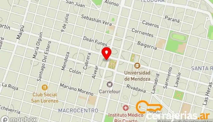 mapa de Catedral Inmaculada Concepcion De Rio Cuarto Catedral en Río Cuarto