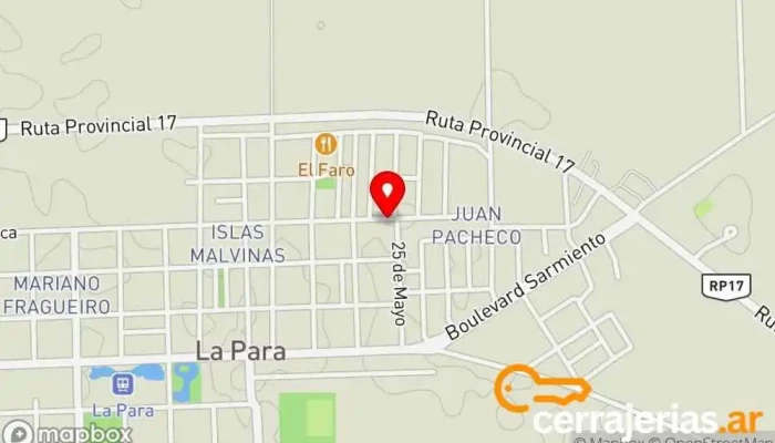 mapa de CentroPlack - Puertas Interiores - Puertas de Madera - Puertas de Paso Fábrica de puertas en La Para