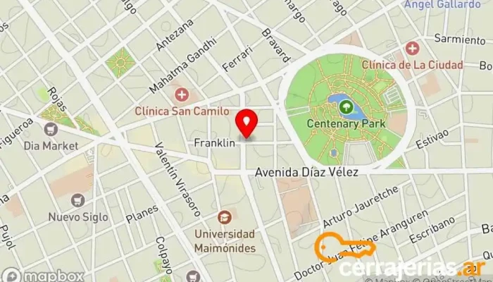 mapa de CERRAJERIA 