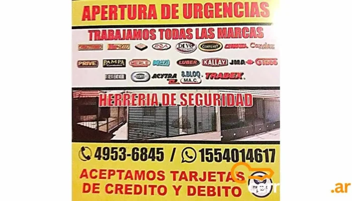 Cerrajeria 24 Hs La Amistad -  Numero - Cdad. Autónoma de Buenos Aires