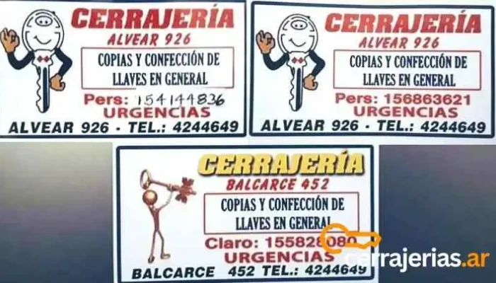 Cerrajeria Alvear 926 Jujuy Horario - San Salvador de Jujuy