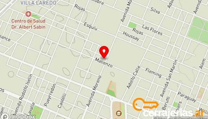 mapa de Cerrajeria avenida Cerrajero en San Rafael