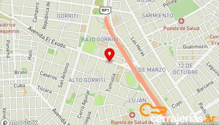 mapa de Cerrajeria Del Automotor Jo Cerrajero en San Salvador de Jujuy