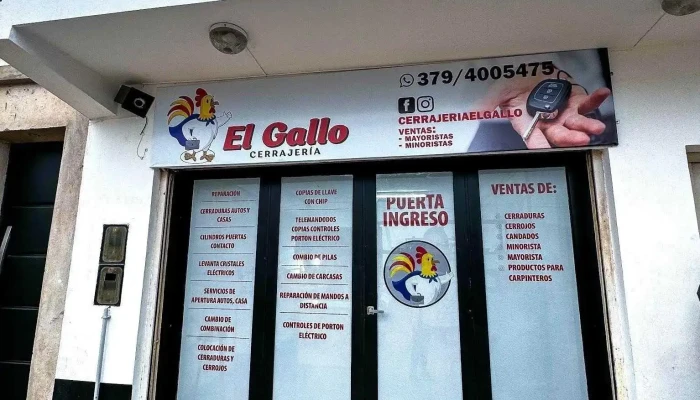 Cerrajería El Gallo casa Maipú - Corrientes