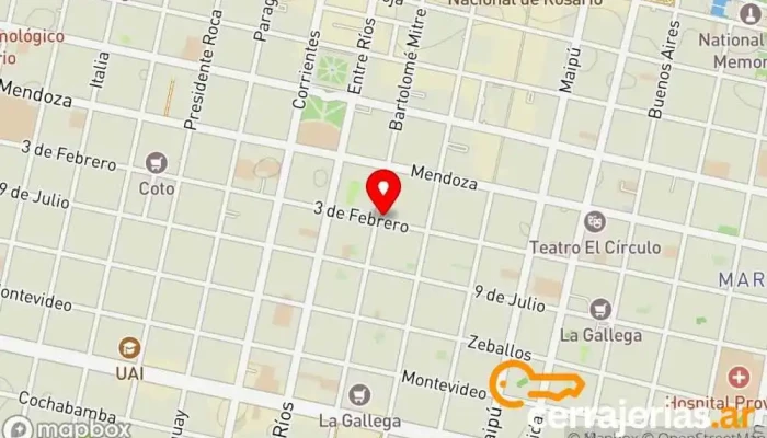 mapa de Cerrajeria El Milagro Cerrajero en BKX