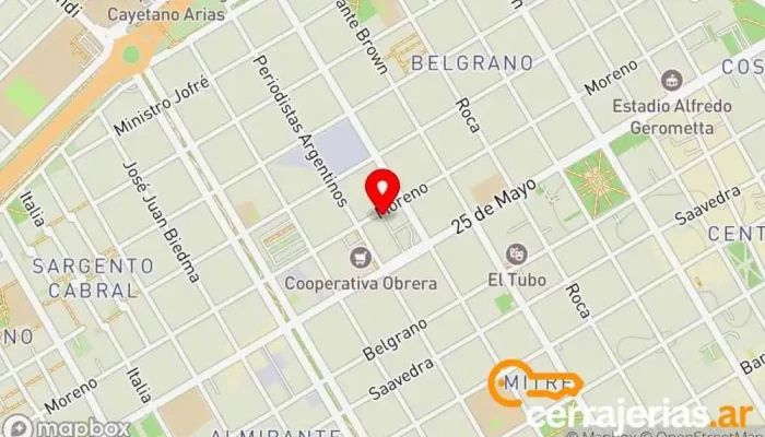 mapa de Cerrajeria Esquel Cerrajero en Viedma