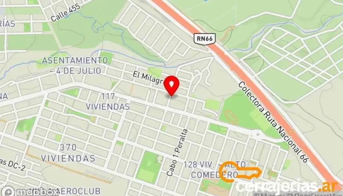 mapa de Cerrajeria Facu Cerrajero en San Salvador de Jujuy
