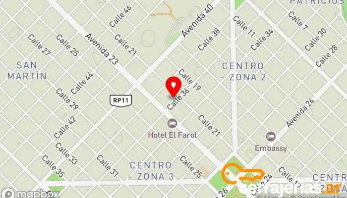 mapa de Cerrajería Galacho Tienda de alimentación, Cerrajero en Miramar