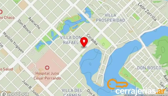 mapa de Cerrajeria HERMETICO  en Resistencia