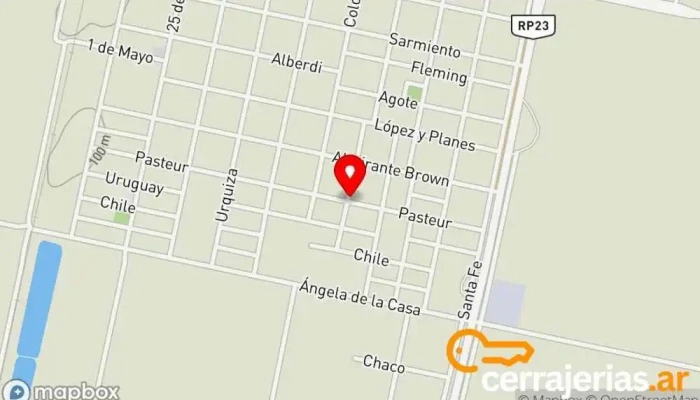 mapa de Cerrajeria Katty Cerrajero en San Guillermo