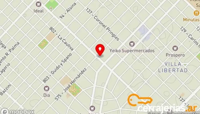 mapa de Cerrajeria Lelio Cerrajero en Billinghurst