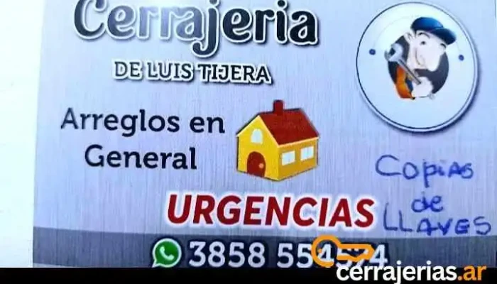 Cerrajeria Lucho -  Del Propietario - Las Termas de Río Hondo